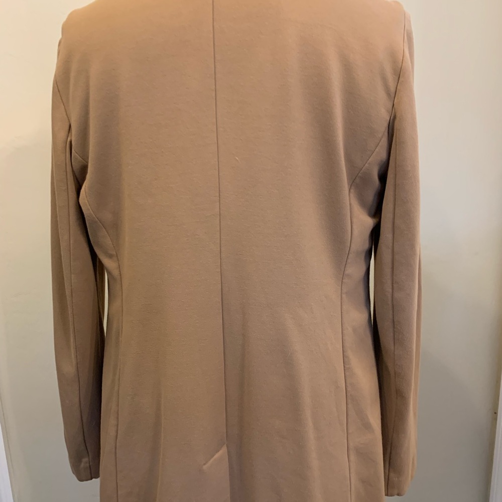 J. Jill Classic Tan Ponte Soft Knit Women's Blazer - Picture 6 of 14
